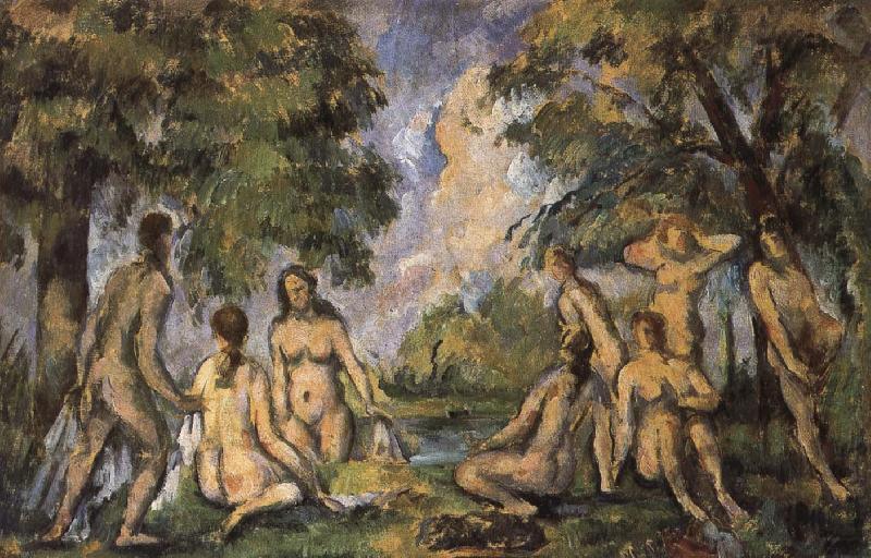 Bath De, Paul Cezanne